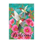 Briarwood Lane House Flag 40x28 For Outdoor Hummingbird Dance Spring For Spring House Flag