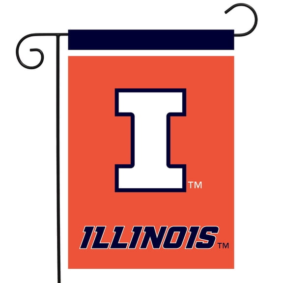 Briarwood Lane Illinois Fighting Illini NCAA Licensed Garden Flag