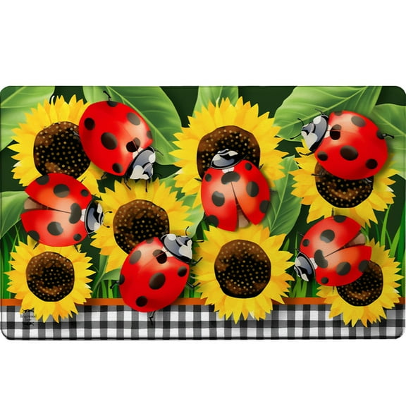 Briarwood Lane Ladybugs and Sunflowers Comfort Mat