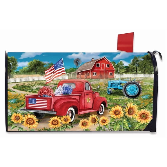 Briarwood Lane Land Of The Free Summer Mailbox Cover