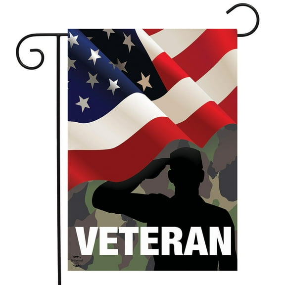 Briarwood Lane Veteran Military Garden Flag