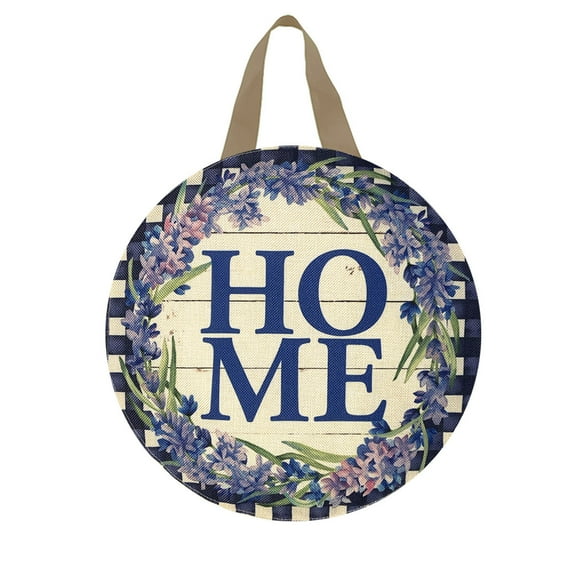 Briarwood Lane Lavender Home Burlap Door Hanger