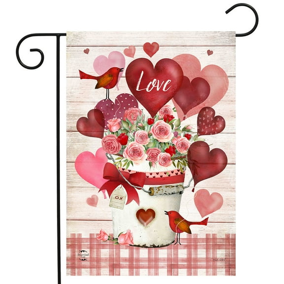 Briarwood Lane Love Bouquet Garden Flag