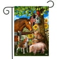 thumbnail image 1 of Briarwood Lane Making Friends Farm Animals Garden Flag, 1 of 4