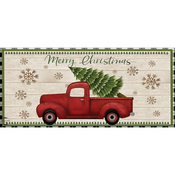 Briarwood Lane Merry Christmas Pickup Mini Mat