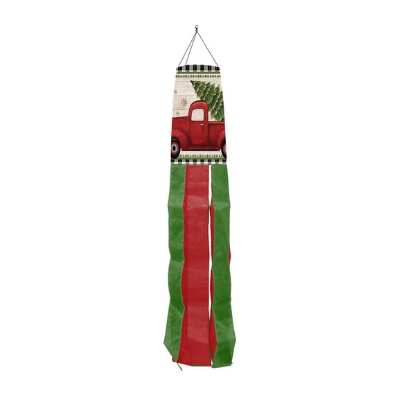 Briarwood Lane Merry Christmas Truck Rustic Windsock