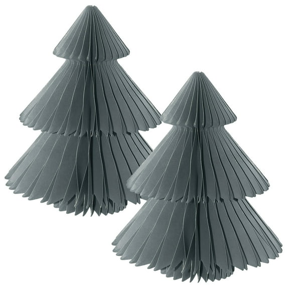 Briarwood Lane Multipack Gray Tree Small Honeycomb Paper Decor (2-pack)