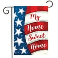 thumbnail image 1 of Briarwood Lane My Home Sweet Home Double Sided Garden Flag, 1 of 4