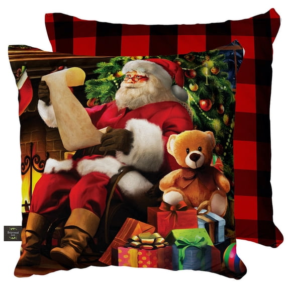 Briarwood Lane Naughty or Nice Christmas Decorative Pillow