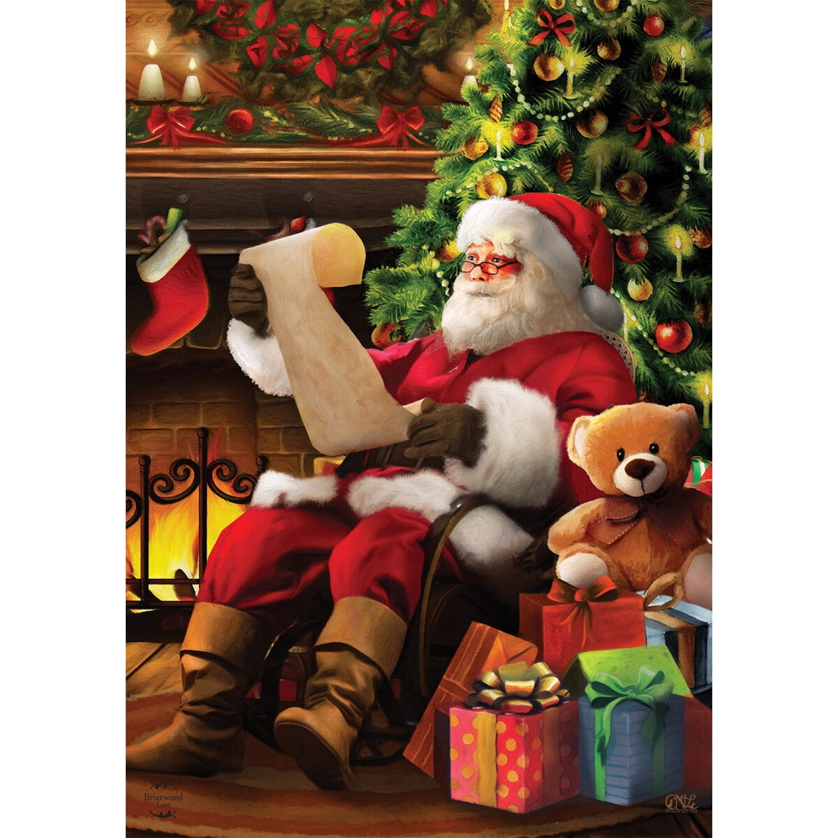 Briarwood Lane Santa Claus Christmas Garden Flag
