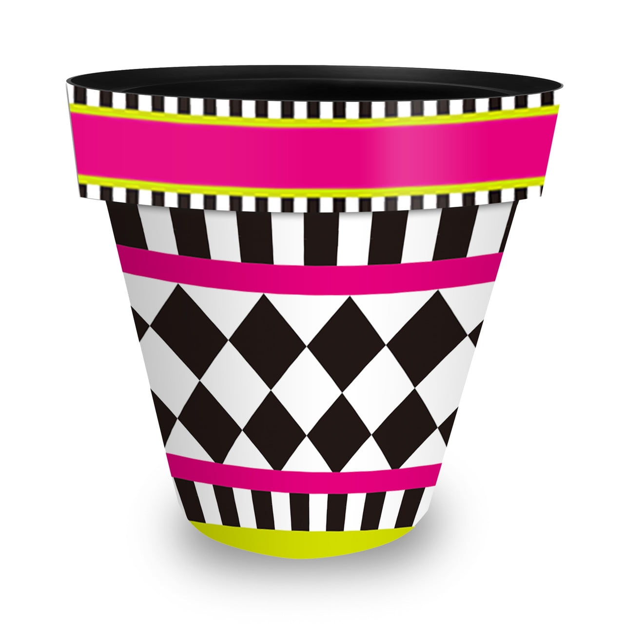 Briarwood Lane Neon Checkerboard Large Planter
