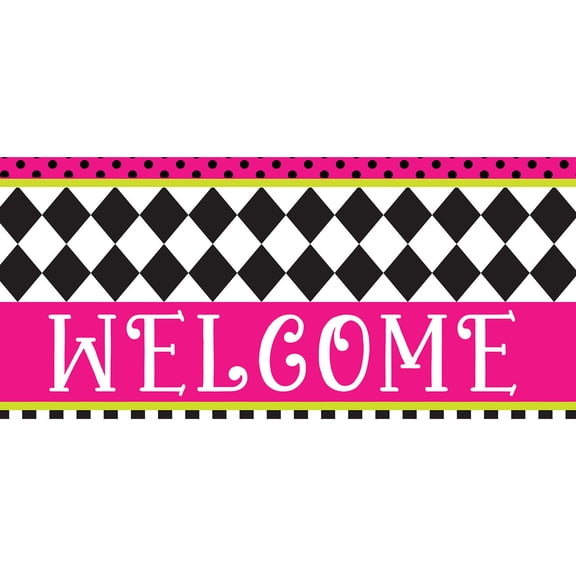 Briarwood Lane Neon Checkerboard Mini Mat