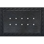 Briarwood Lane Outdoor Rubber Doormat Tray Floral Design