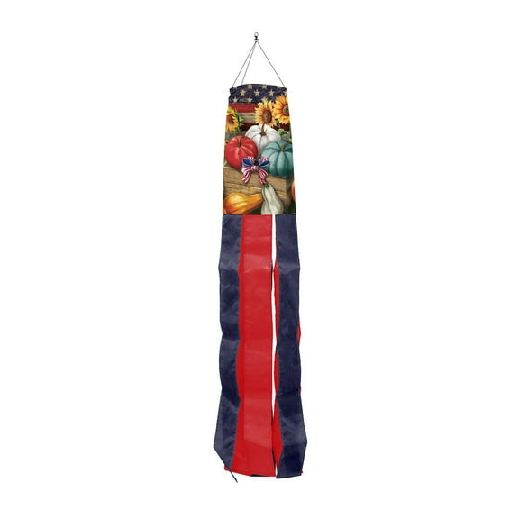 Briarwood Lane Patriotic Pumpkins Autumn Windsock