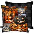 thumbnail image 1 of Briarwood Lane Patterned Jack O Lanterns Pillow, 1 of 3