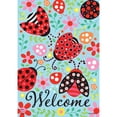 thumbnail image 1 of Briarwood Lane Spring House Flag 40x28 For Outdoor Patterned Ladybugs For Spring House Flag, 1 of 7