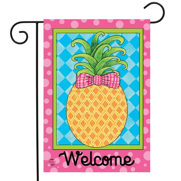 Briarwood Lane Pineapple Welcome Garden Flag