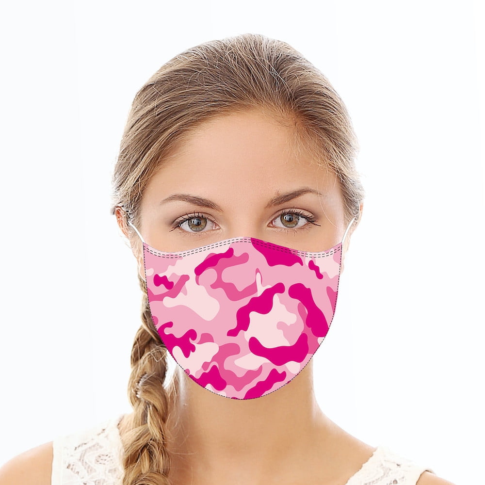 Briarwood Lane Pink Camoflauge Reusable Cloth Face Mask