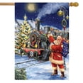 thumbnail image 1 of Briarwood Lane Polar Express Christmas House Flag, 1 of 4
