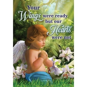 Briarwood Lane Spring Garden Flag 12x18 For Outdoor Praying Angel Bereavement For Spring Garden Flag Flags For Outside