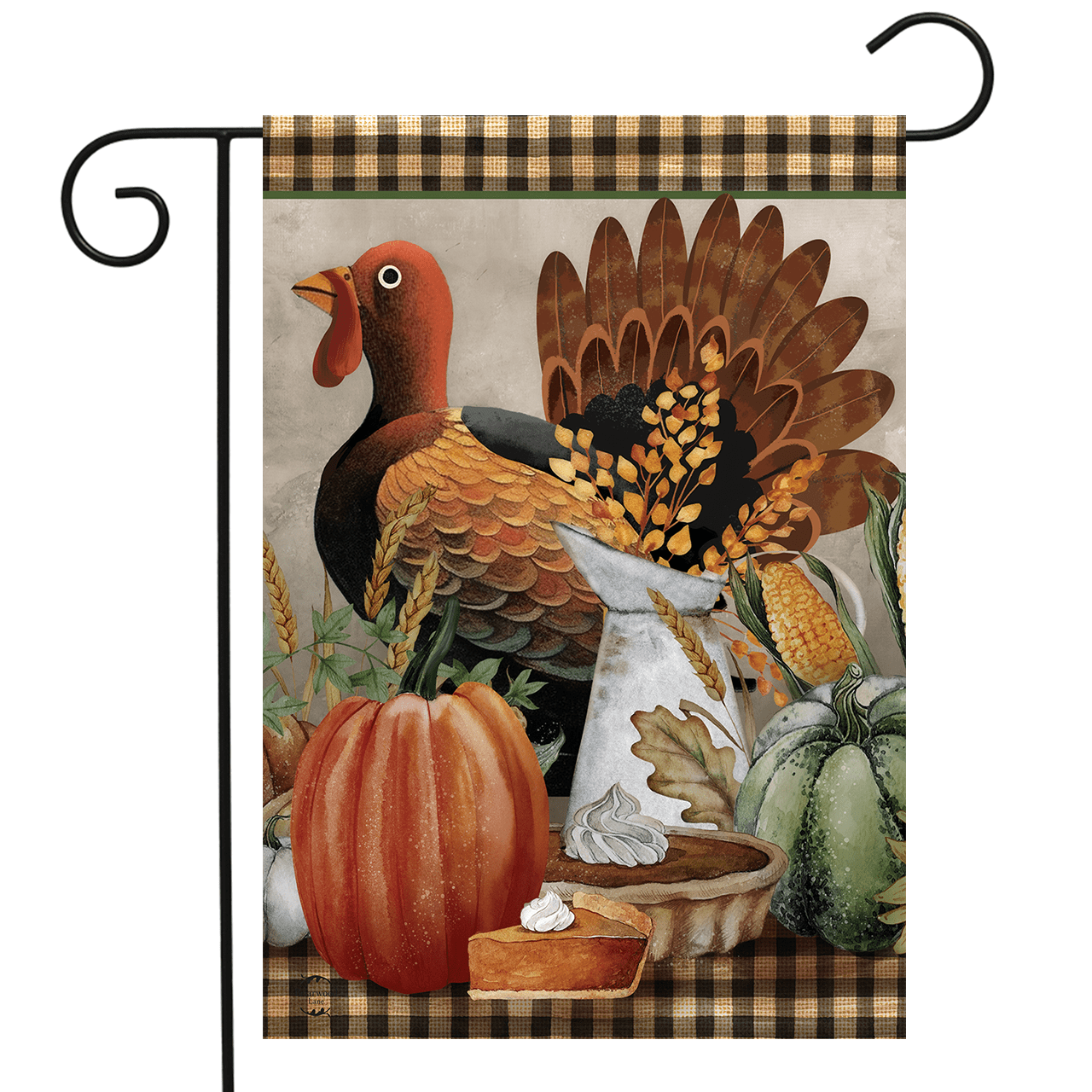 Briarwood Lane Give Thanks Dogs Thanksgiving Flag Holiday Humor 28x40