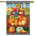 thumbnail image 2 of Briarwood Lane Happy Scarecrow Fall Garden Flag – 12.5x18, Polyester, Seasonal 2 of 4