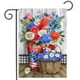 thumbnail image 1 of Briarwood Lane Red White and Beautiful Garden Flag, 1 of 4