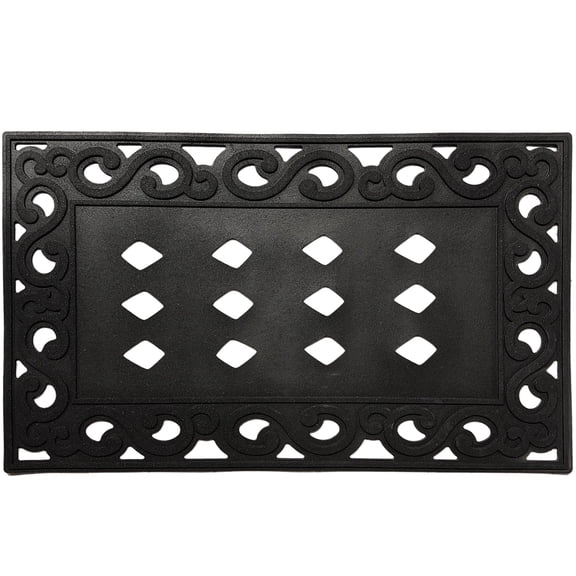 Briarwood Lane Scroll Mini Mat Doormat Tray 30x18 Mini Tray