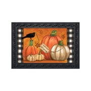 Briarwood Lane Doormat 30x18 Indoor Outdoor Rustic Pumpkins Fall For Fall Doormat