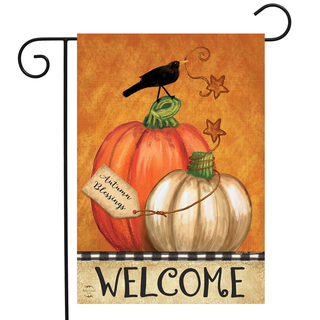 Briarwood Lane Pumpkin Patch Garden Flag