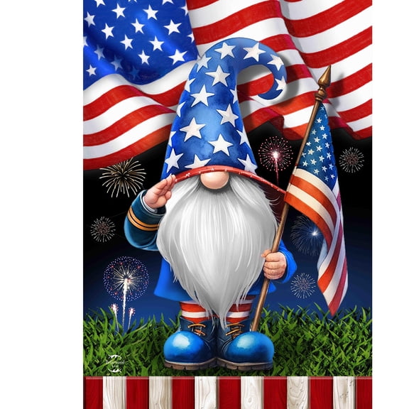 Briarwood Lane Garden Flag 12x18 For Outdoor Saluting Gnome Garden Flag Flags For Outside