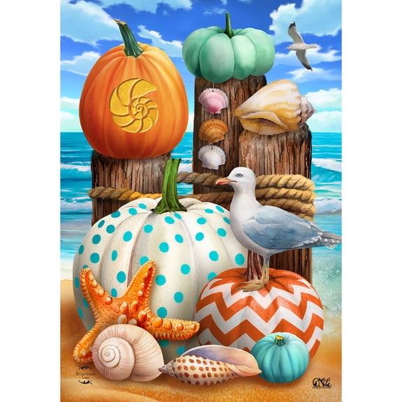 Briarwood Lane Garden Flag 12x18 For Outdoor Seaside Fall For Fall Garden Flag Flags For Outside