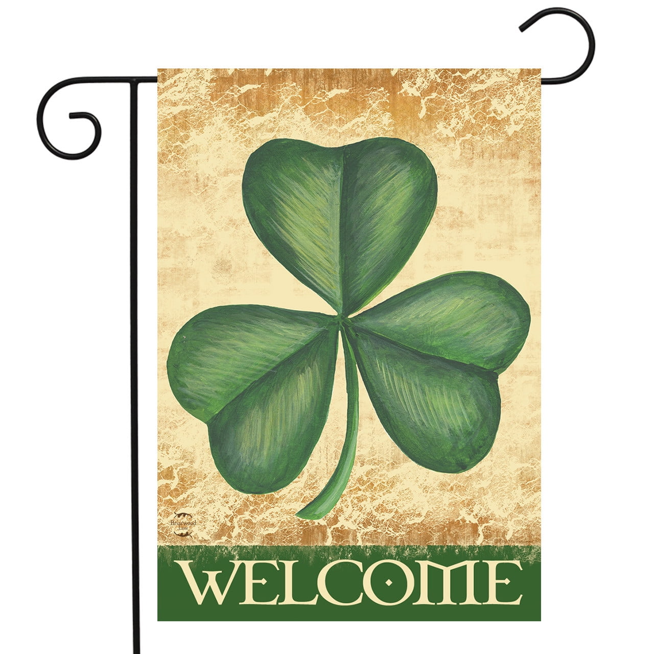 Briarwood Lane Jute-Flagge „Lucky Pot“ – St. Patrick's Day Deko, Gold & Regenbogen, 71,1 X 101,6 Cm