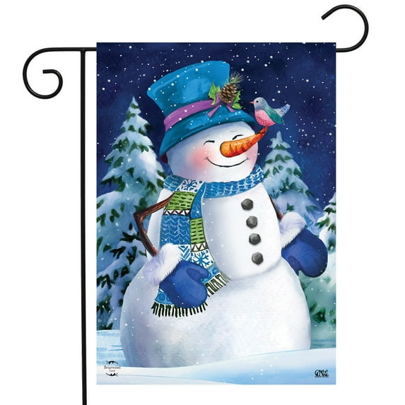 Briarwood Lane Snowfall Celebration Winter Garden Flag