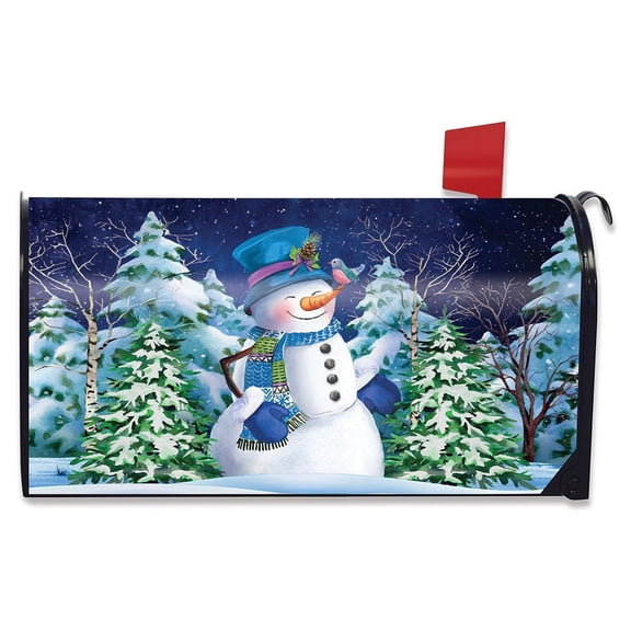 Briarwood Lane Snowfall Celebration Winter Mailbox Cover