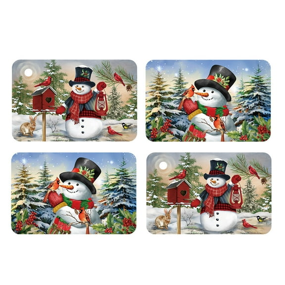 Briarwood Lane Snowmen and Friends Placemat (4-pack)