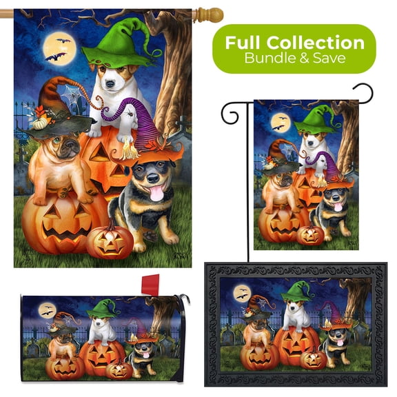 Briarwood Lane Spooky Pups Four Piece Four Piece Collection
