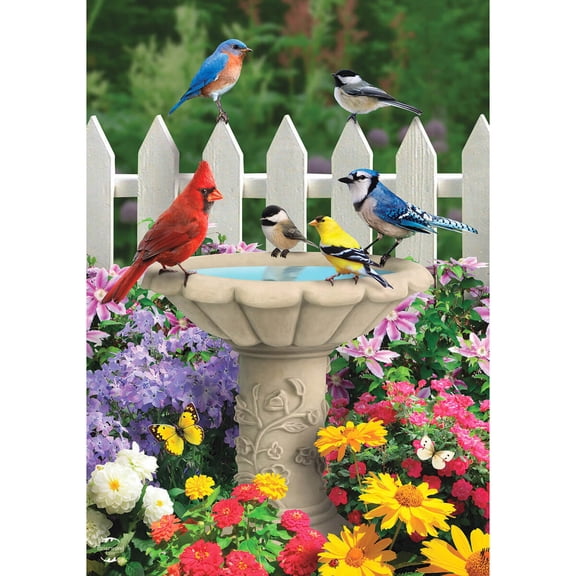 Briarwood Lane Spring House Flag 40x28 For Outdoor Spring Garden Friends For Spring House Flag