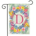 thumbnail image 1 of Briarwood Lane Spring Monogram Letter D Garden Flag, 1 of 4