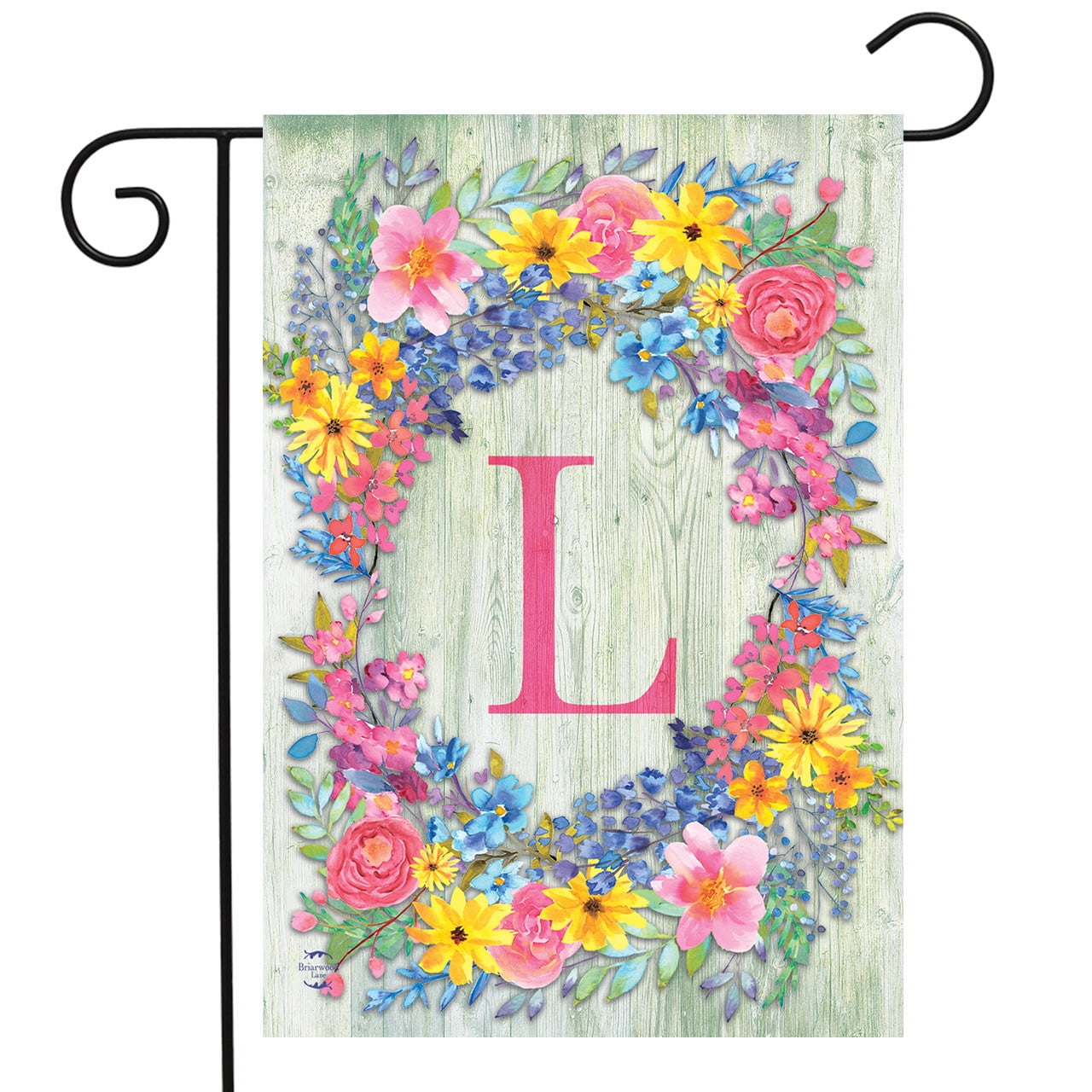 Briarwood Lane Spring Monogram Letter L Garden Flag - Walmart.com