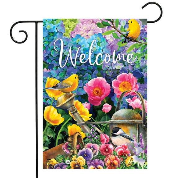 Briarwood Lane Springtime Garden Welcome Garden Flag