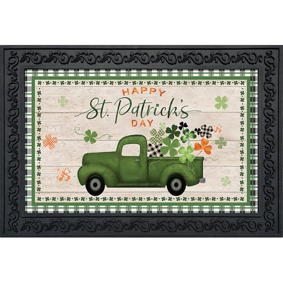 Briarwood Lane St. Pat's Pickup Holiday Doormat