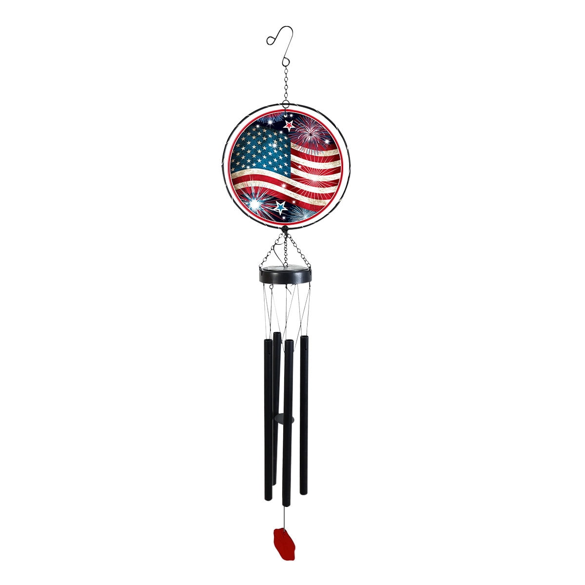 Briarwood Lane Stars and Stripes Illuminated Wind Chime