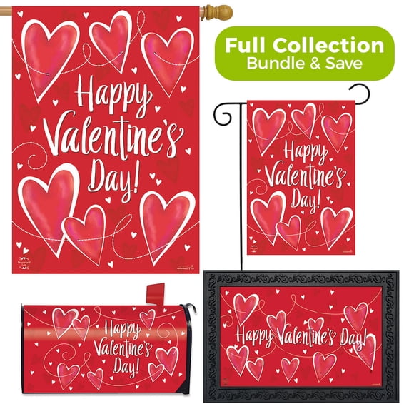 Briarwood Lane String of Hearts Valentine's Day Design Collection