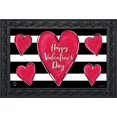 thumbnail image 1 of Briarwood Lane Striped Heart Doormat, 1 of 5