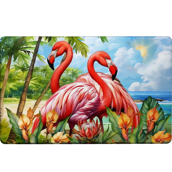 Briarwood Lane Summer Comfort Mat 30x18 Flamingo Pair For Summer Comfort Mat
