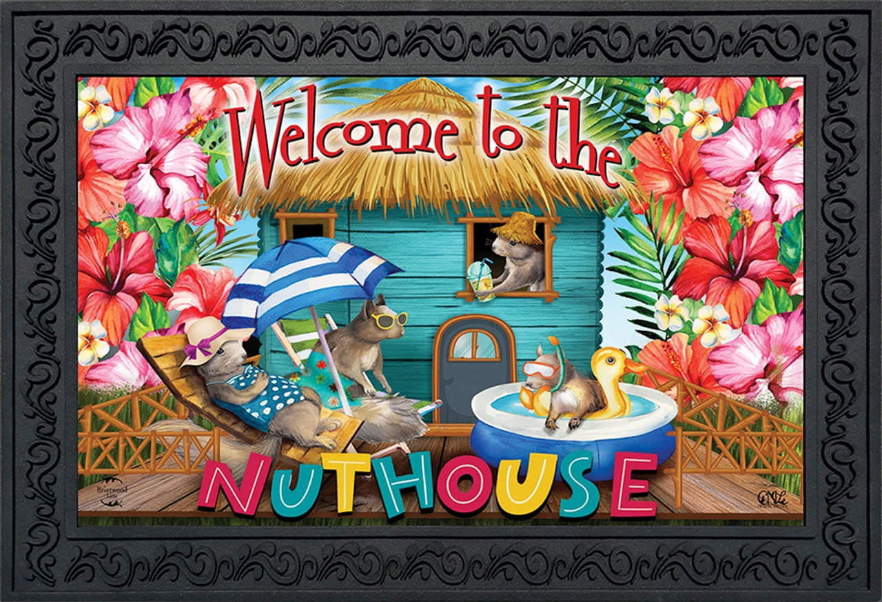 Briarwood Lane Summer Doormat 30x18 Indoor Outdoor Summer Nuthouse Humor For Summer Doormat