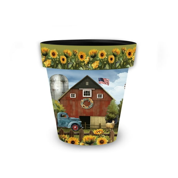 Briarwood Lane Sunflower Barn Small Planter