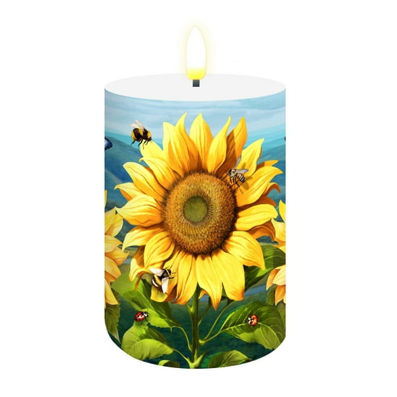 Briarwood Lane Sunflower Dance Flameless Candle