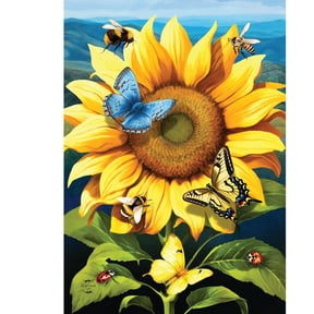 Briarwood Lane Summer Garden Flag 12x18 For Outdoor Sunflower Dance For Summer Garden Flag Flags For Outside